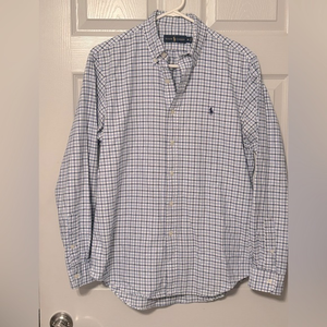 Ralph‎ Lauren Men's Medium Plaid Button Down